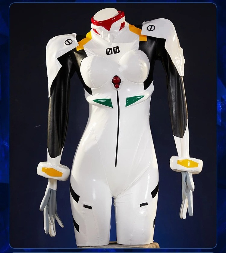 Anime Cosplay High Quality - Rei Ayanami Plugsuit Cosplay Costume White