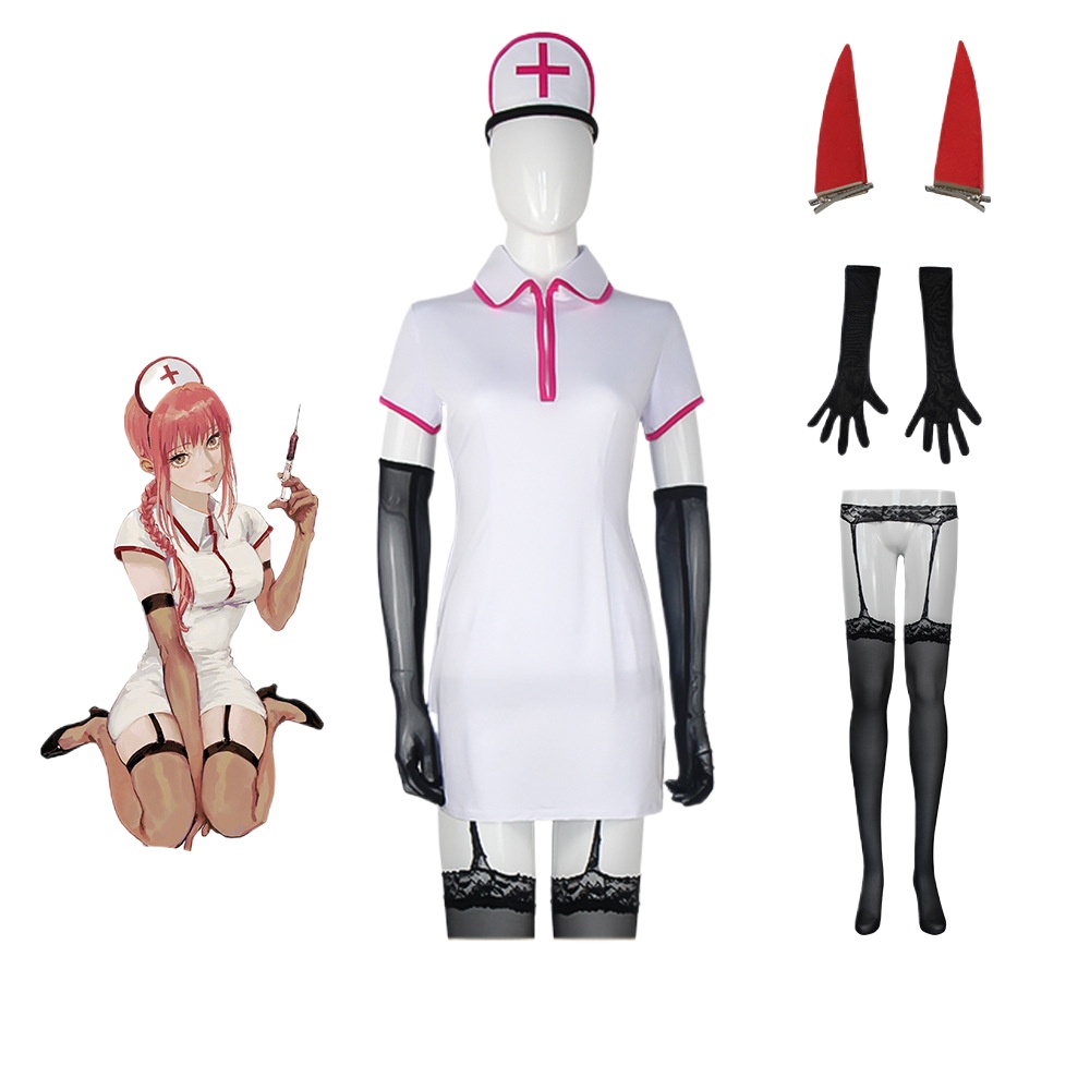 Anime Cosplay Makima - Chainsaw Man Costume, Anime Girl, Makima