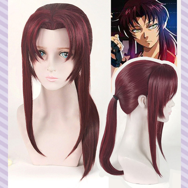 Anime Cosplay Long Black Hair - New BLACK LAGOON Rebecca Revy Cosplay