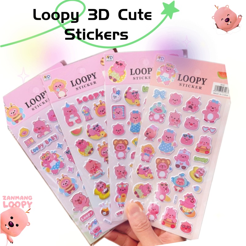 Anime Cosplay Diy - New Pororo Anime Cute Loopy 3D