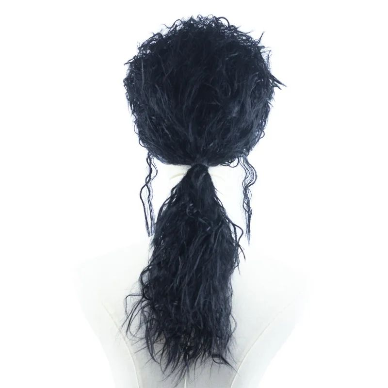 MJ Michael Cosplay Black Wig J - Anime Cosplay Long Black Hair recension och pris