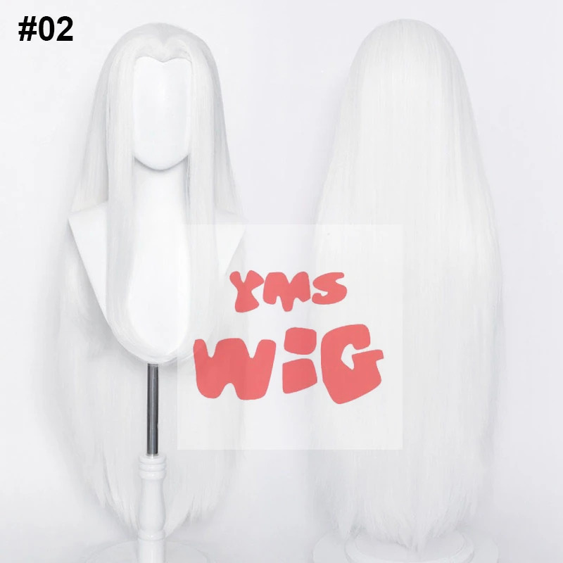 CyYMS WIG Synthetic Hair 100cm - Anime Cosplay Long Black Hair recension och pris