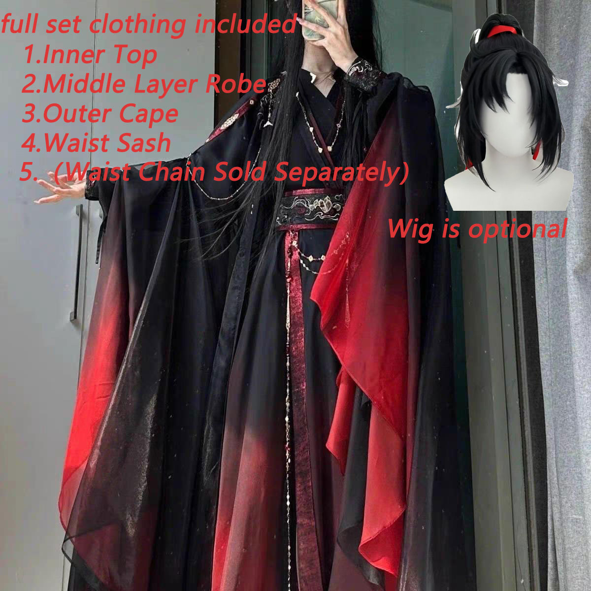 Unisex Ancient Chinese Xianxia - Anime Cosplay In Chinese recension och pris