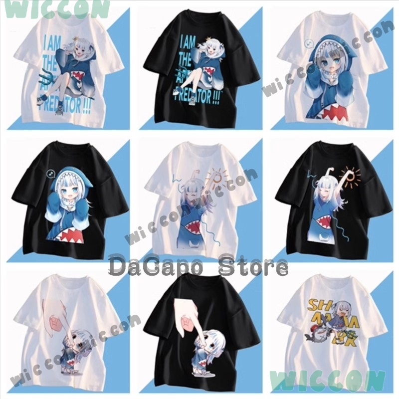 Call T-shirt Costume Shark Gaw - Anime Cosplay Youtuber recension och pris