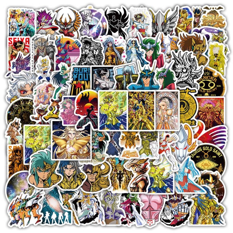 101Pcs Saint Seiya Anime Stick - Anime Cosplay Diy recension och pris