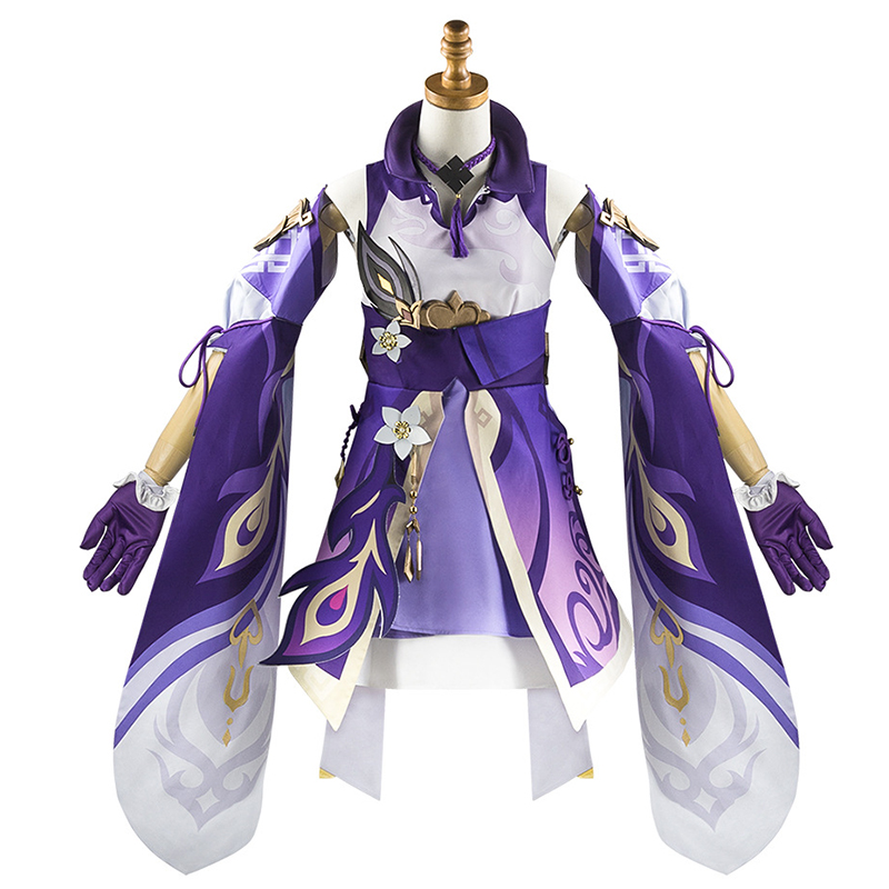 Genshin Impact Keqing Cosplay  - Anime Cosplay In Chinese recension och pris