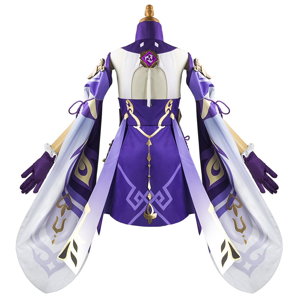 Genshin Impact Keqing Cosplay  - Anime Cosplay In Chinese recension och pris