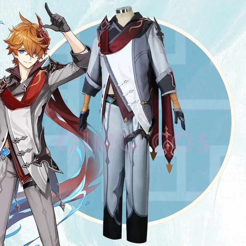 Genshin Impact Tartaglia Cospl - Anime Cosplay For Halloween recension och pris