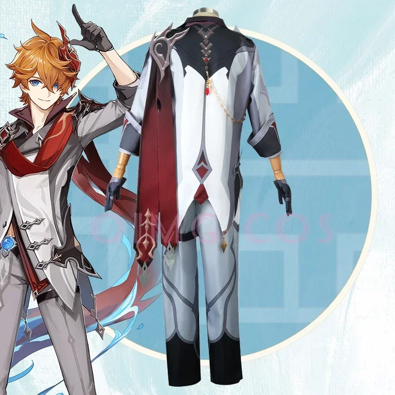 Genshin Impact Tartaglia Cospl - Anime Cosplay For Halloween recension och pris