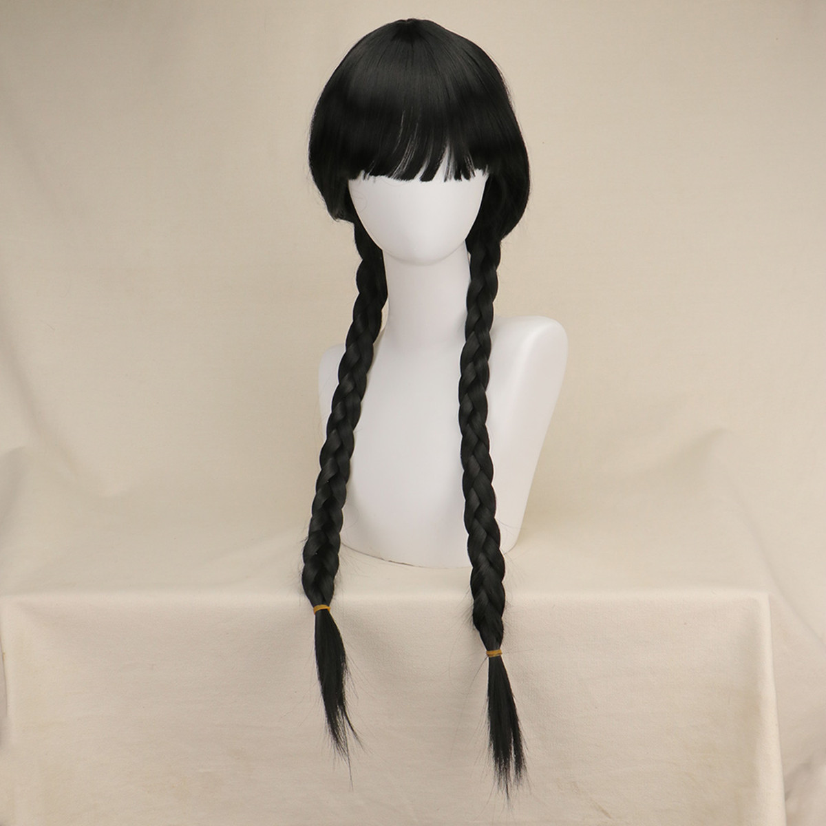 Long Gothic Cosplay Wigs Women - Anime Cosplay Long Black Hair recension och pris