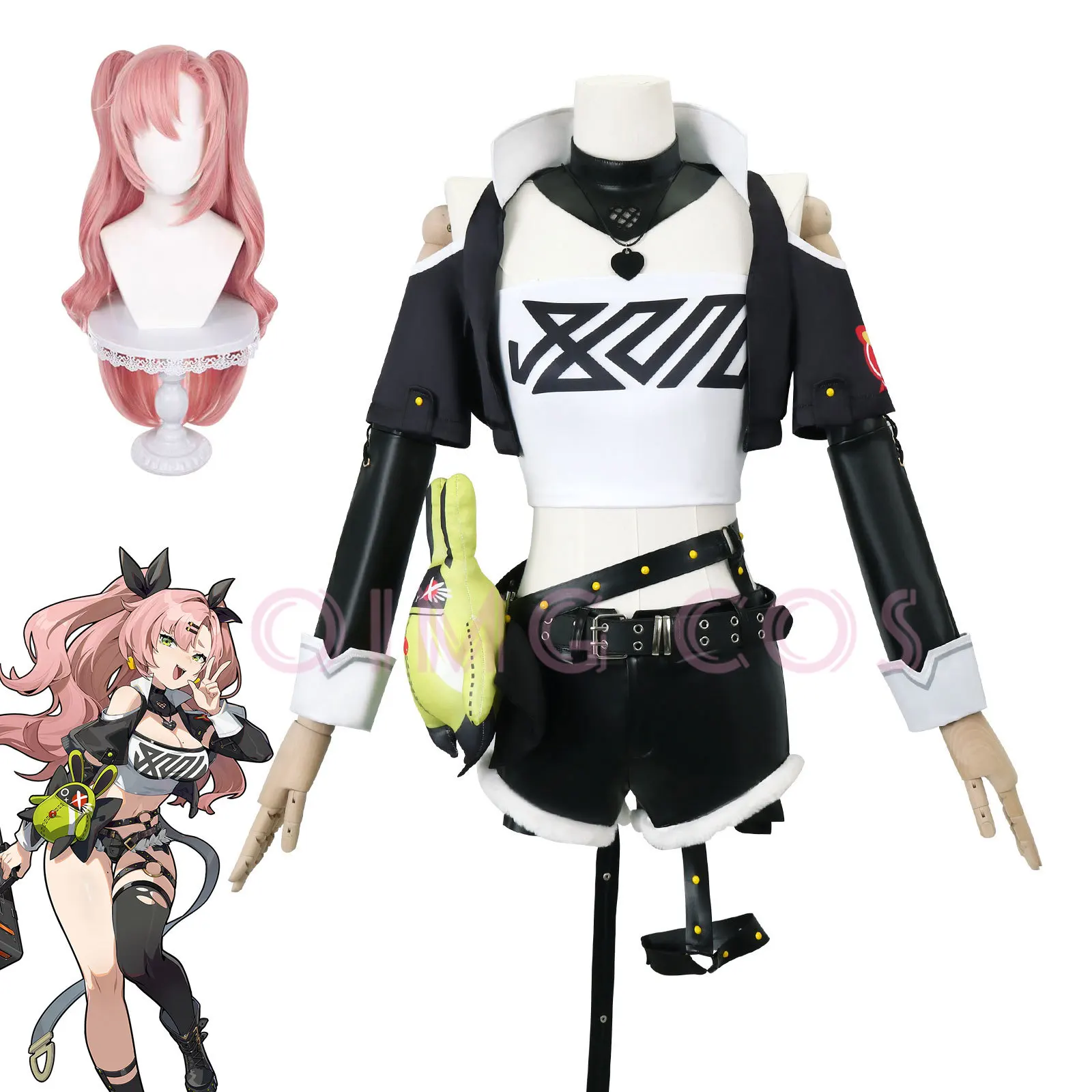 Nicole Demara Zenless Zone Zer - Anime Cosplay For Halloween recension och pris