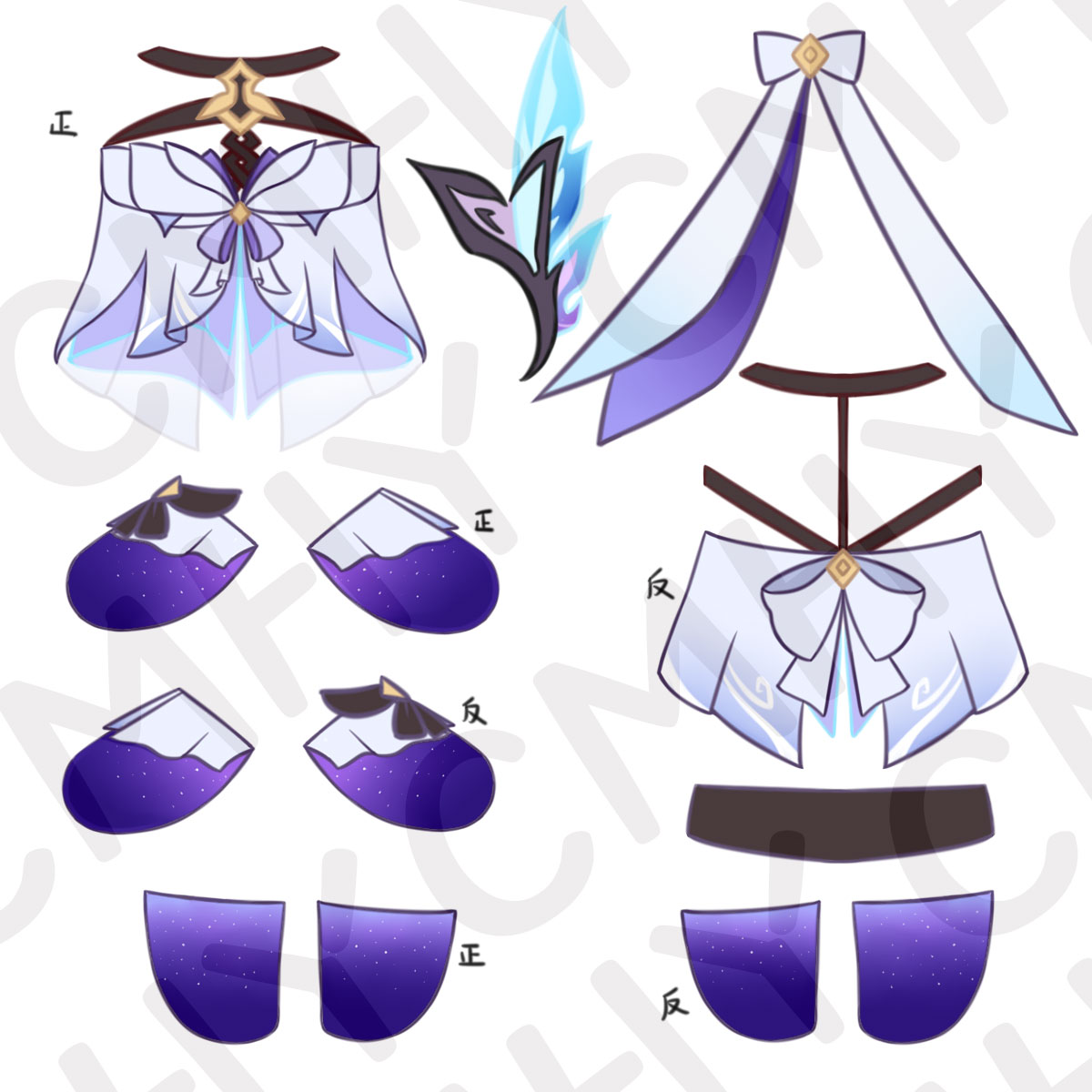 Game Genshin Impact Skirk Cat  - Anime Cosplay For Halloween recension och pris