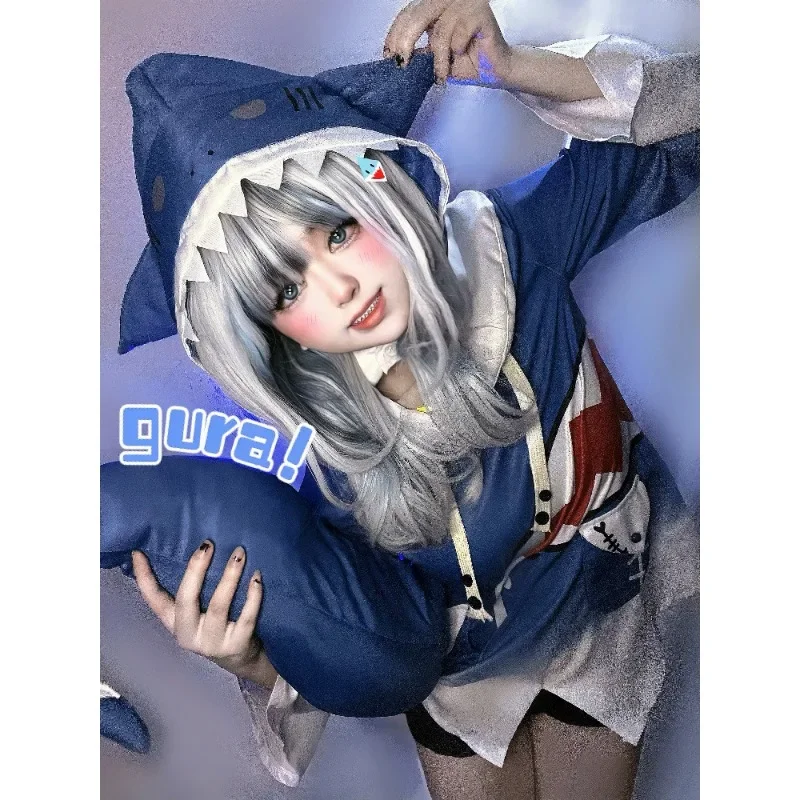 Hololive Gawr Gura Cosplay Cos - Anime Cosplay Youtuber recension och pris