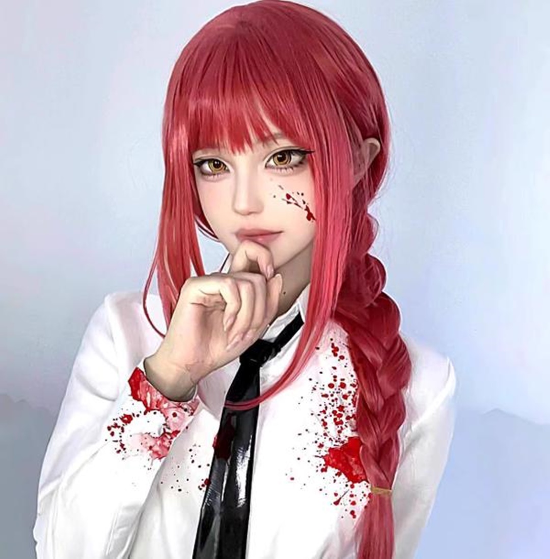 Makima Wig Cosplay Women  Anim - Anime Cosplay Makima recension och pris