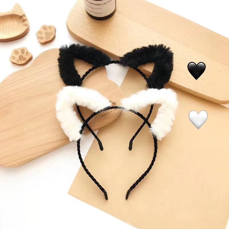 Cute Furry Kitten Ears Hairban - Anime Cosplay Korean Girl recension och pris