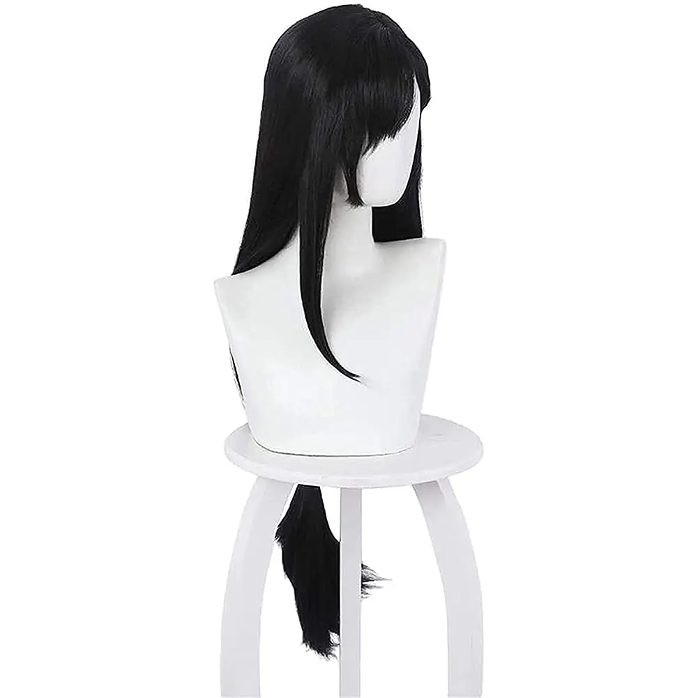 Tifa Lockhart Cosplay Wig Anim - Anime Cosplay Long Black Hair recension och pris