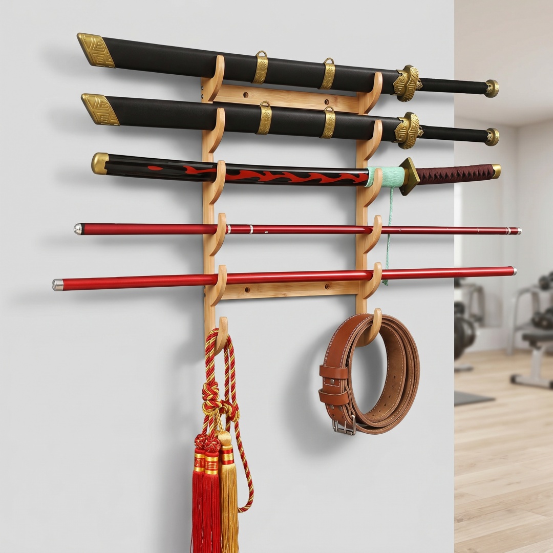 8-Layers Wall Sword Storage Sh - Anime Cosplay Real recension och pris
