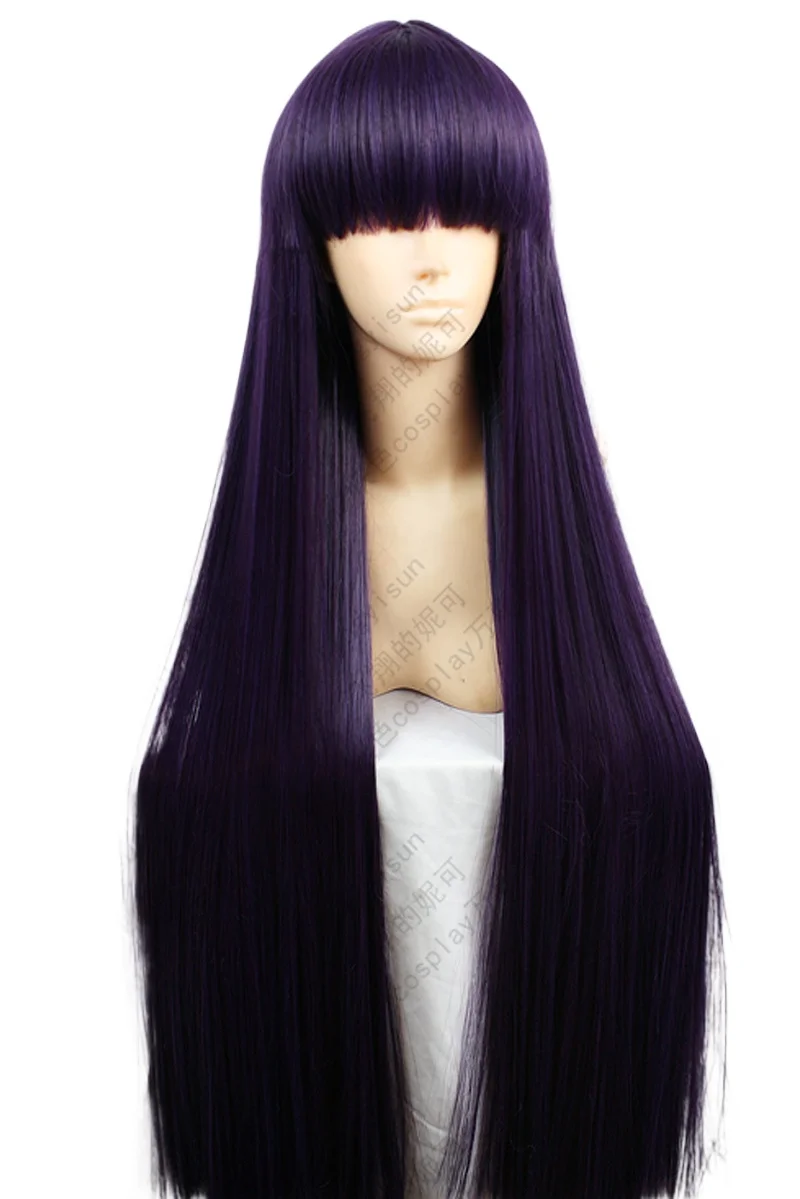 Sailor Mars Rei Hino 100CM Lon - Anime Cosplay Long Black Hair recension och pris