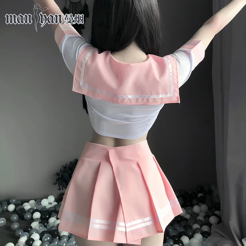 2026 Korean Short Shirt Pleate - Anime Cosplay Korean Girl recension och pris