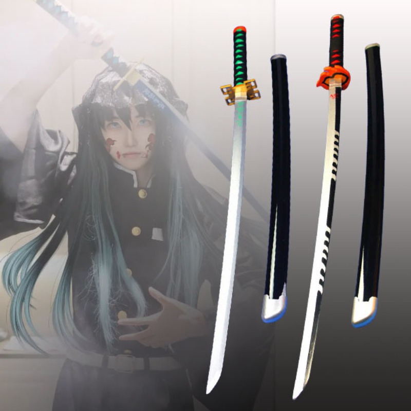41in/104cm Demon Slayer Katana - Anime Cosplay Real recension och pris