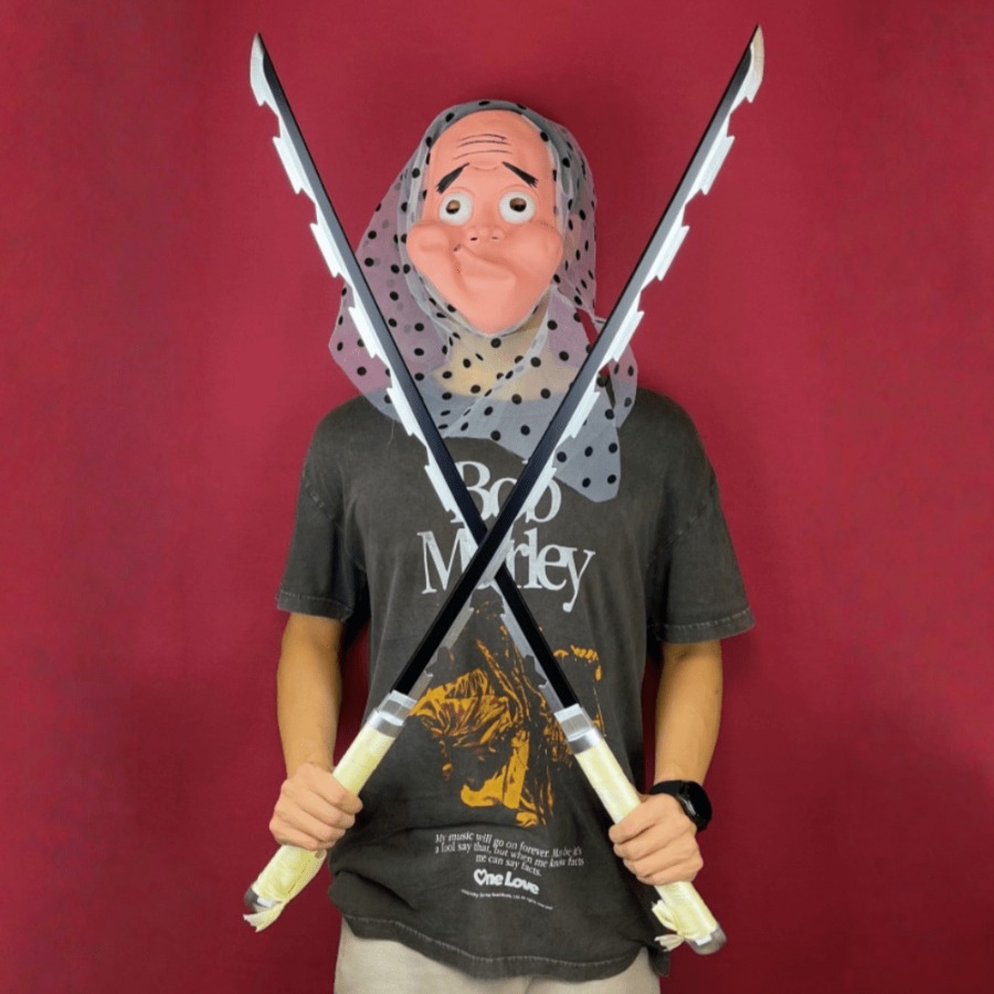 40inch Demon Slayer Inosuke Ka - Anime Cosplay Real recension och pris