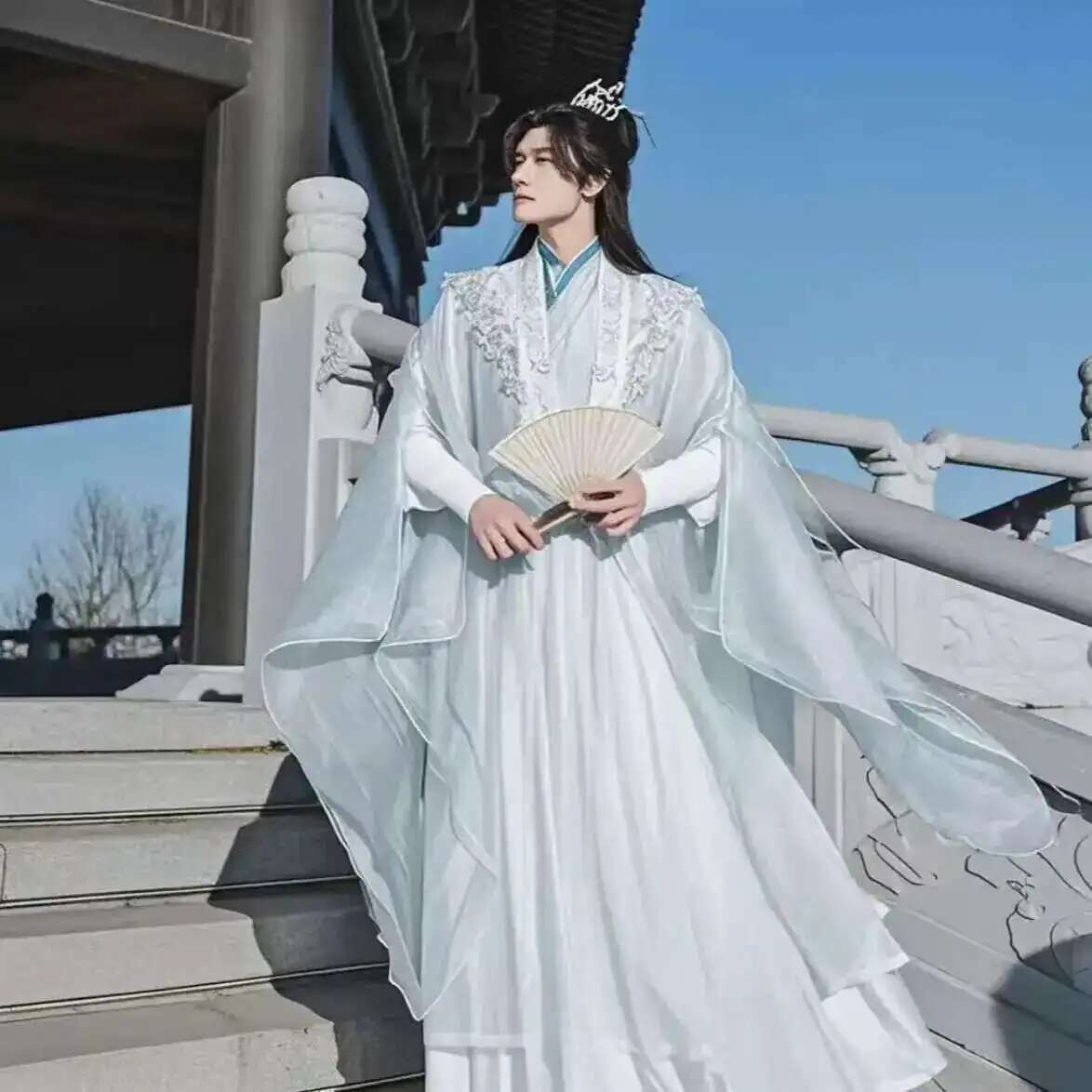Large Size 3XL Hanfu Men Chine - Anime Cosplay In Chinese recension och pris
