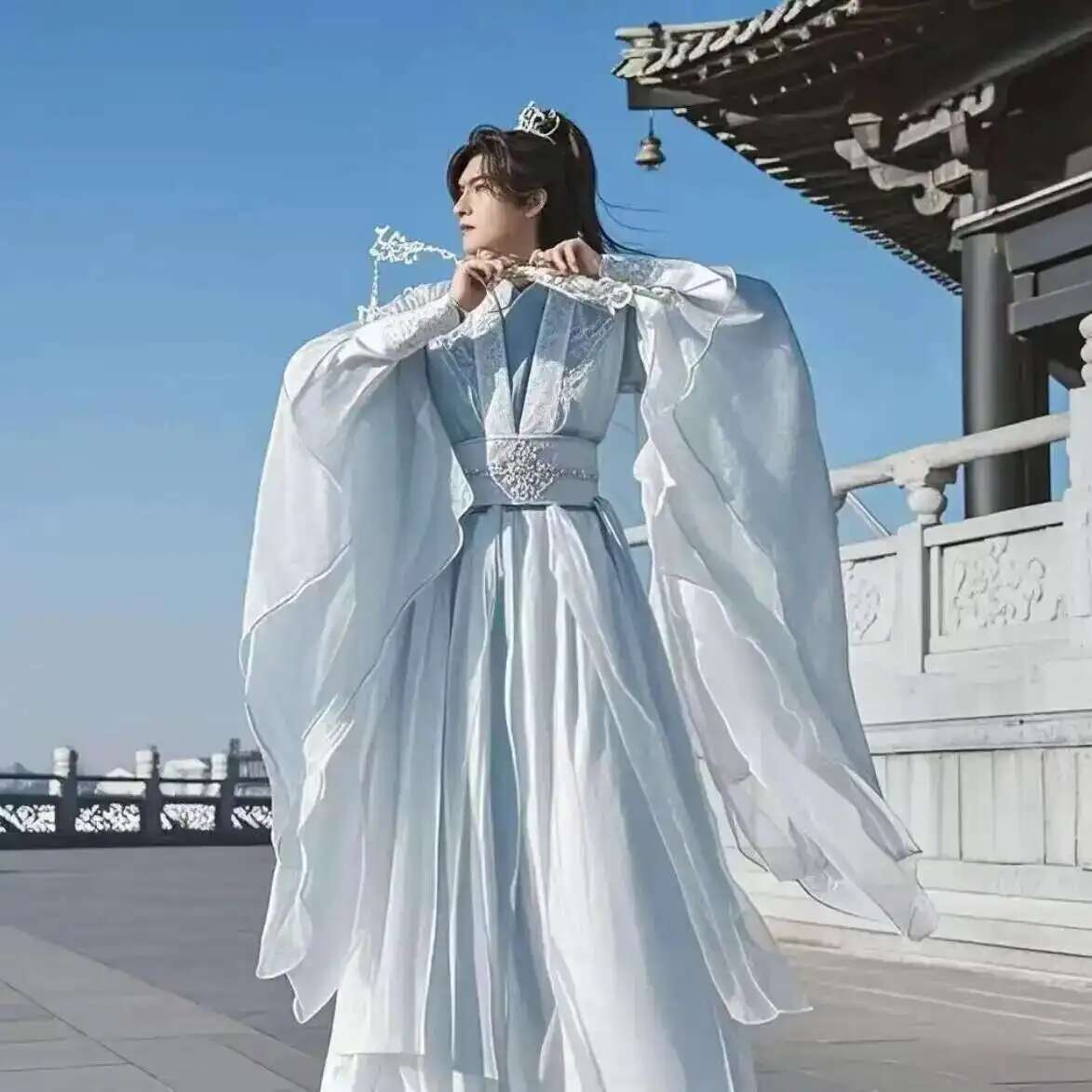 Large Size 3XL Hanfu Men Chine - Anime Cosplay In Chinese recension och pris